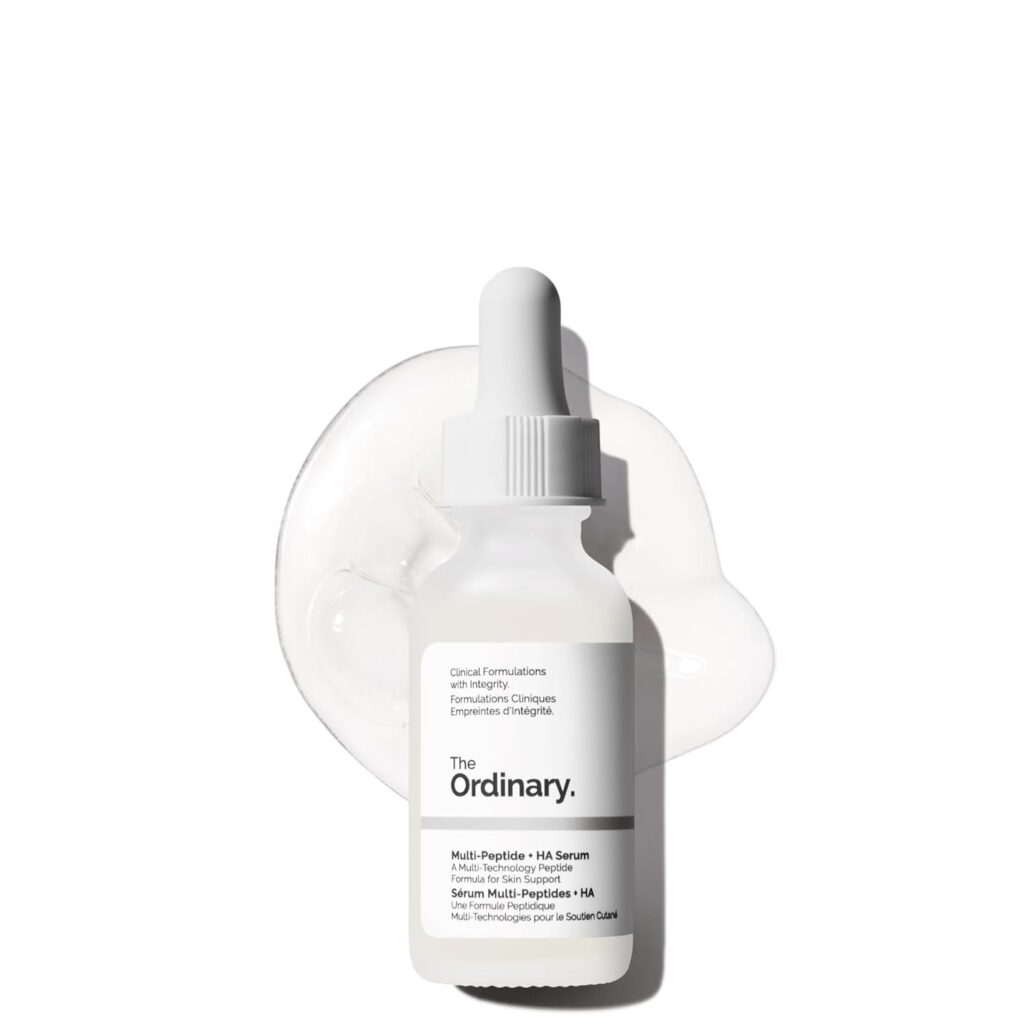 The Ordinary Multi-Peptide + HA Serum best budget peptide serum for wrinkles