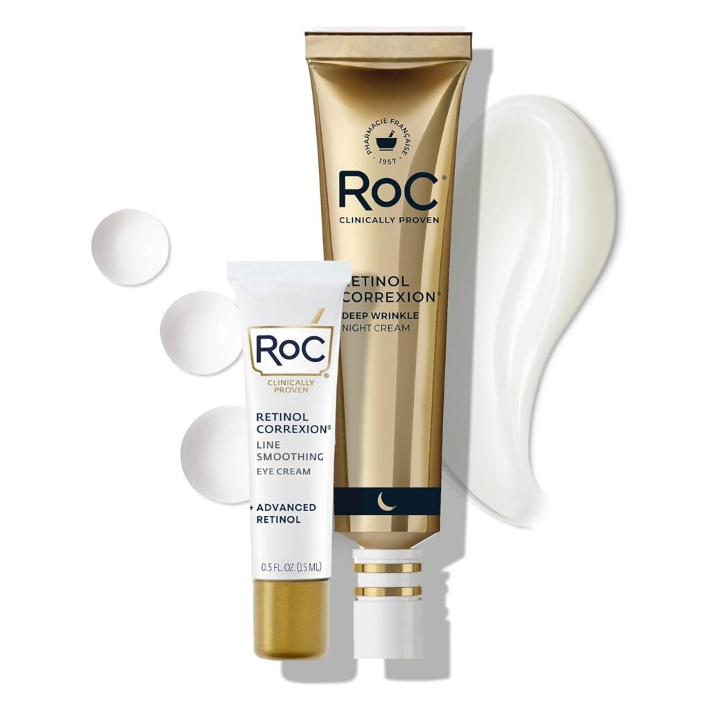 RoC Retinol Correxion Deep Wrinkle Night Cream for mature skin and anti-aging