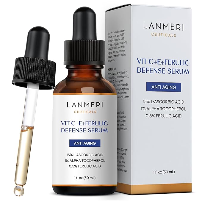 Advanced Skin Care Vitamin C + Ferulic Acid Serum dupe for SkinCeuticals C E Ferulic best vitamin C serum for women over 40